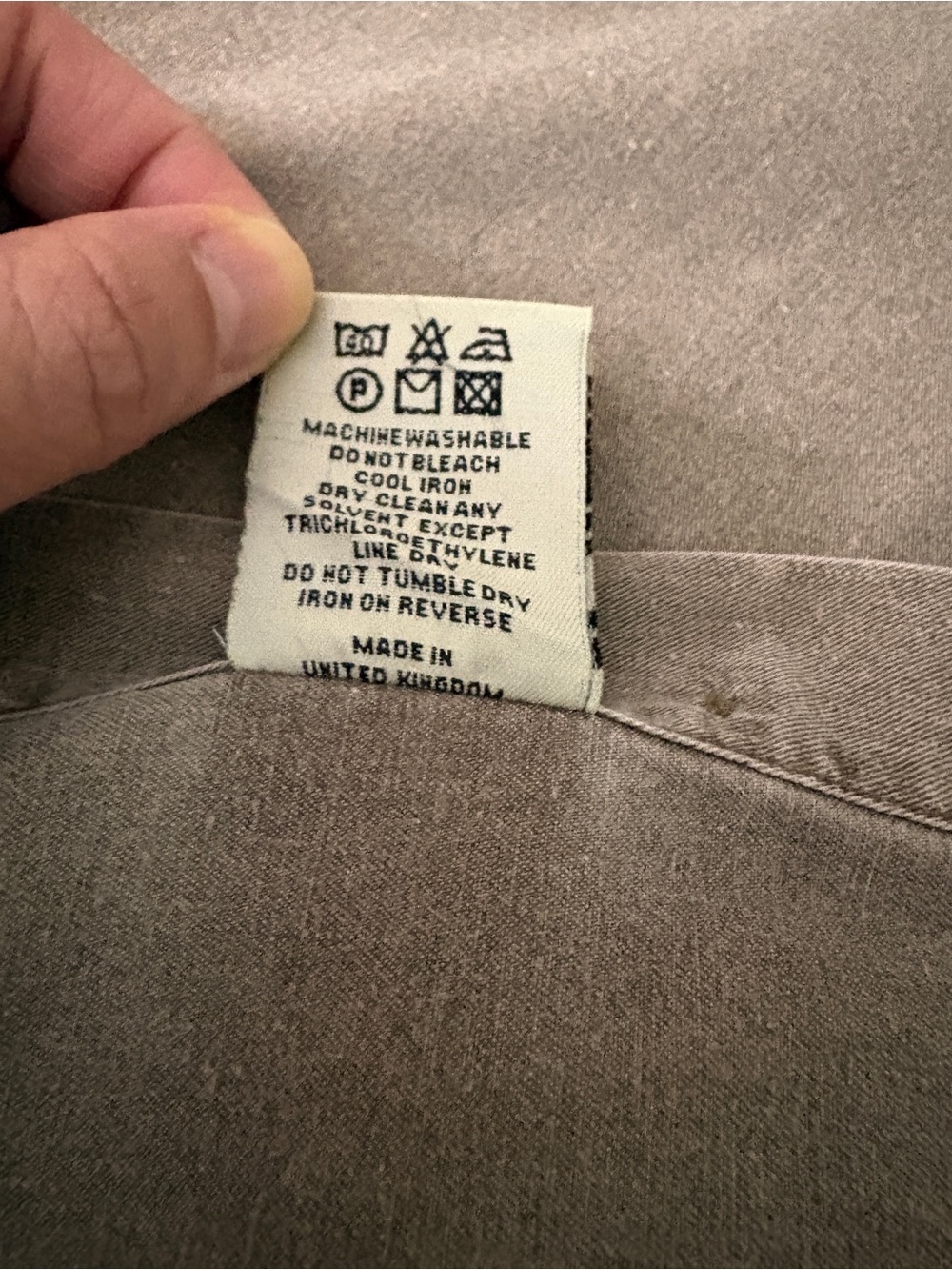 BURBERRY LONDON Made in UK Gray Cotton Stretch Nova Check Shirt Mens XXL - Picture 4 of 14